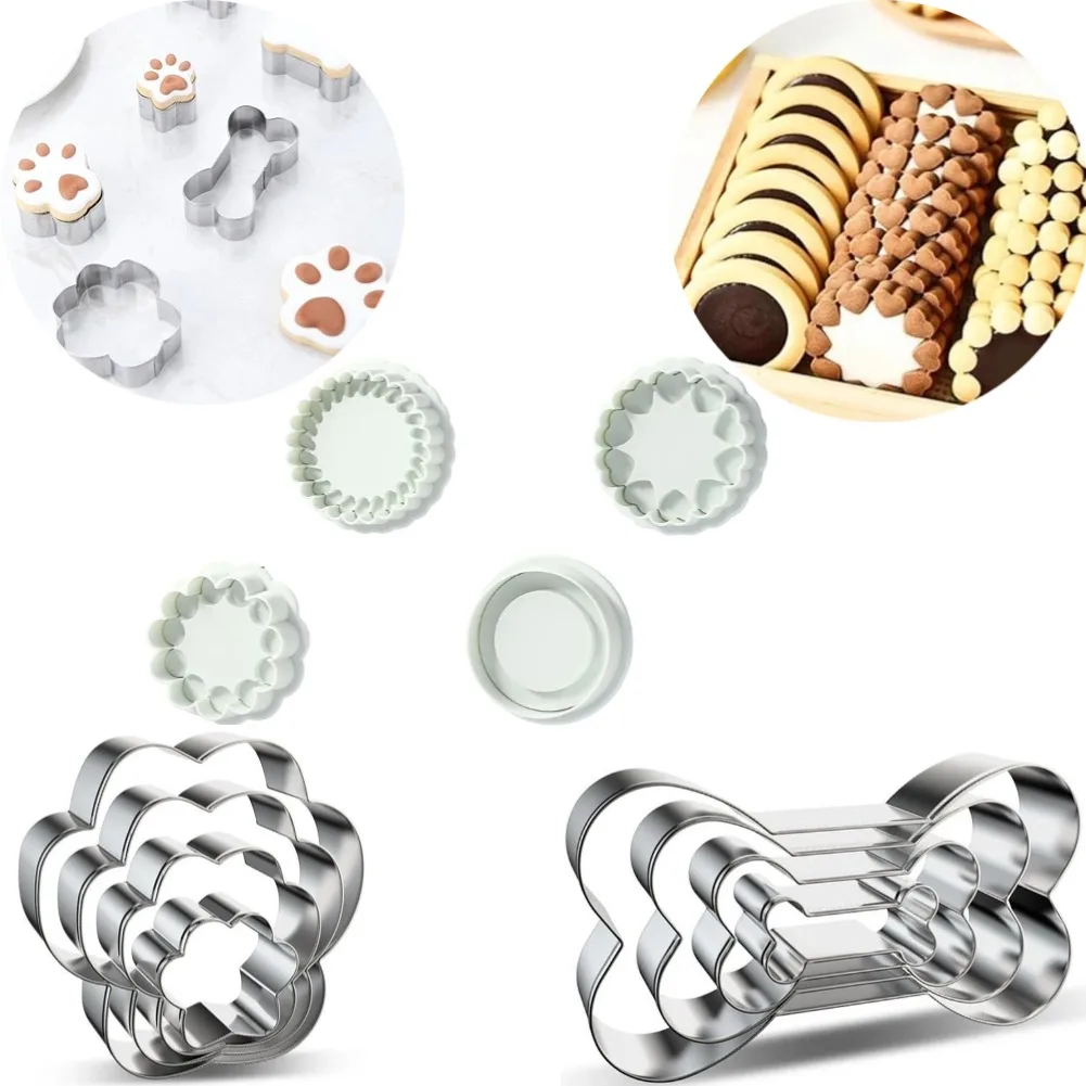 Форма для формочки печенья с джем сэндвичем цветами 3D форма год помадки штамп