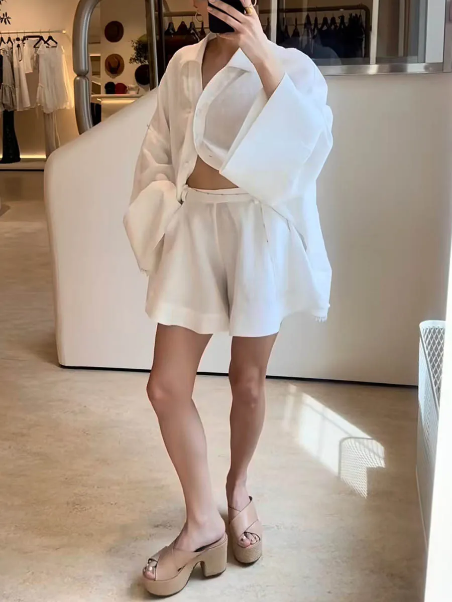 VGH праздничный стиль комплект из двух предметов для женщин лоскутные блузки с