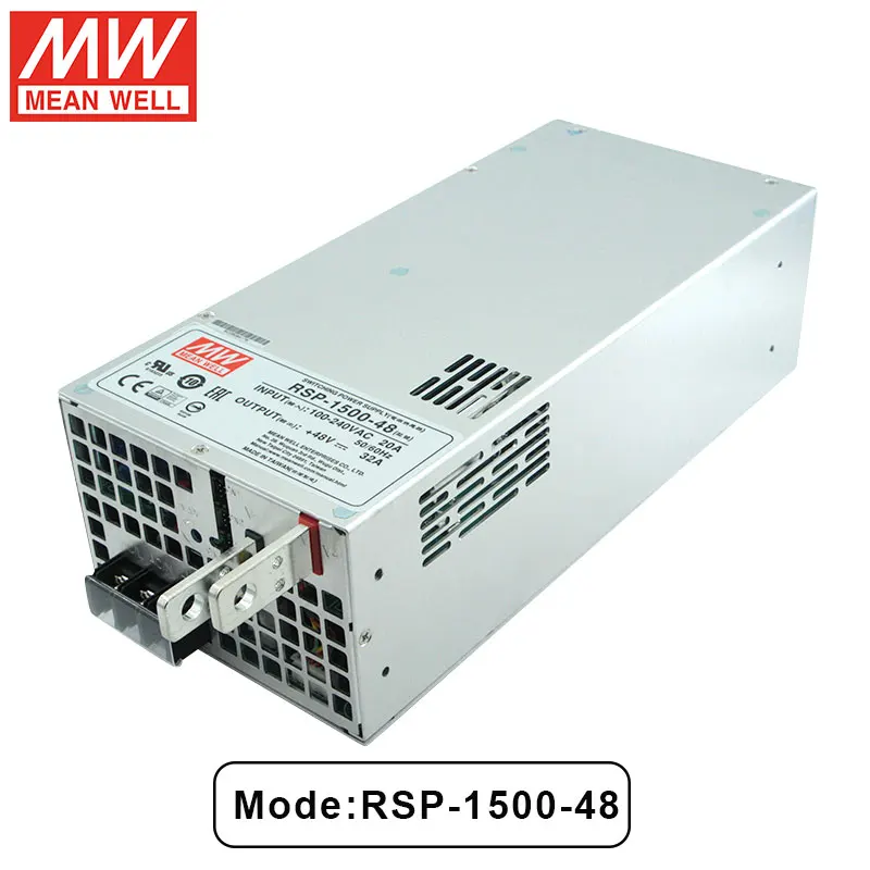 MEAN WELL RSP-1500-48 1500 Вт переменного тока в постоянный ток 5 В 15 12 24 48 Импульсный блок