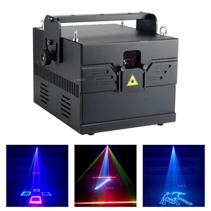Pro 30-40Kpps 15 Вт-20 Вт RGB Полноцветный лазерный проектор с эффектом сканирования анимации ILDA DMX Bar Disco DJ вечерние показать сценическое освещение
