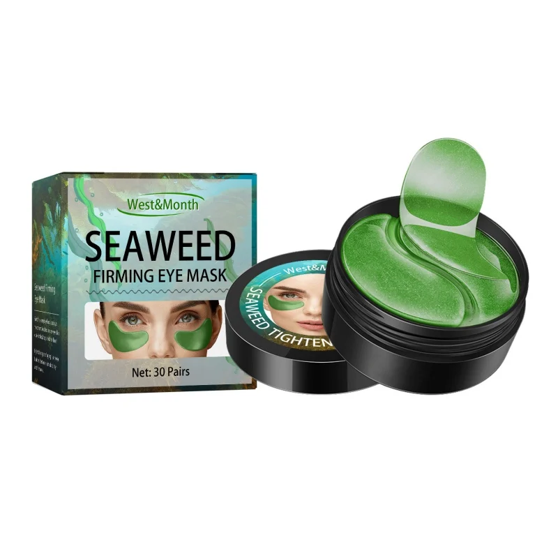 

60pcs Remover Dark Circles Collagen Gel Eye Patches Anti-Puffiness Anti-Aging Moisturizing Eyes Care Seaweed Firming Eye Mask