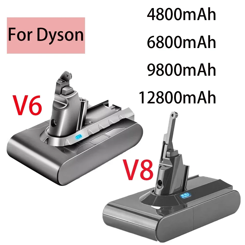 Фото 21,6 В 12800 Ач для замены батареи Dyson DC62 DC59 DC58 SV03 SV04 SV09 V6 Animal Motorhead V6 Slim V6 Абсолютный вакуумный аккумулятор №1