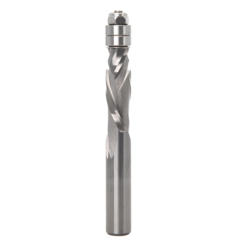 

Flush Trim Spiral Top Bearing Cnc Router Bits 1/2Inch Shank Compression-Cut End Mill Bits Face Wood Milling Cutter