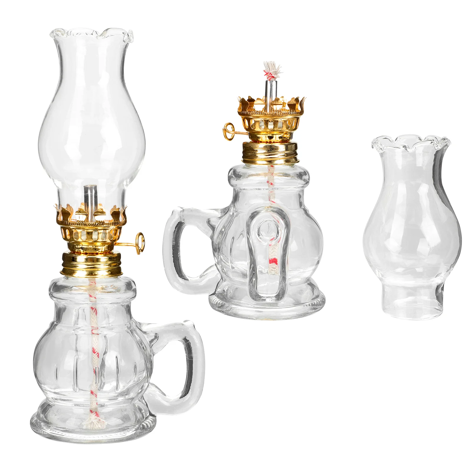 

Lamp Oil Kerosenelantern Vintage Lamps Retrolight Indoor Clear Lanterns Lighting Rustic Usebuddha Chamber Decor Home