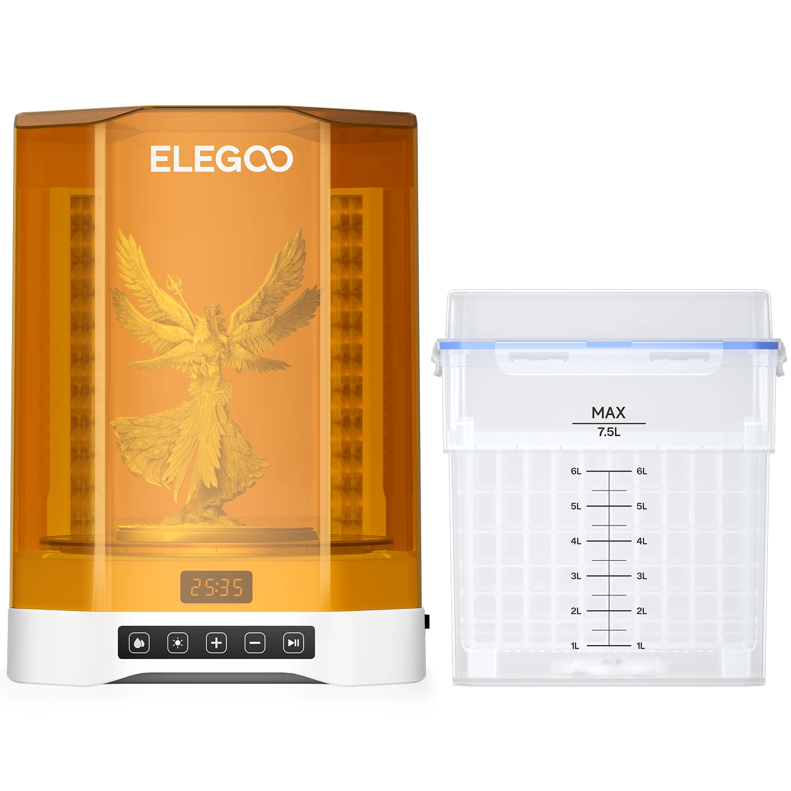 Машина ELEGOO MERCURY PLUS V3.0 Wash and Cure 2 в 1 большая емкость совместимая с большинством