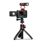 Черная защитная рамка для GoPro109, перезаряжаемая боковая крышка, защитный чехол, крышка объектива, аксессуары GoPro