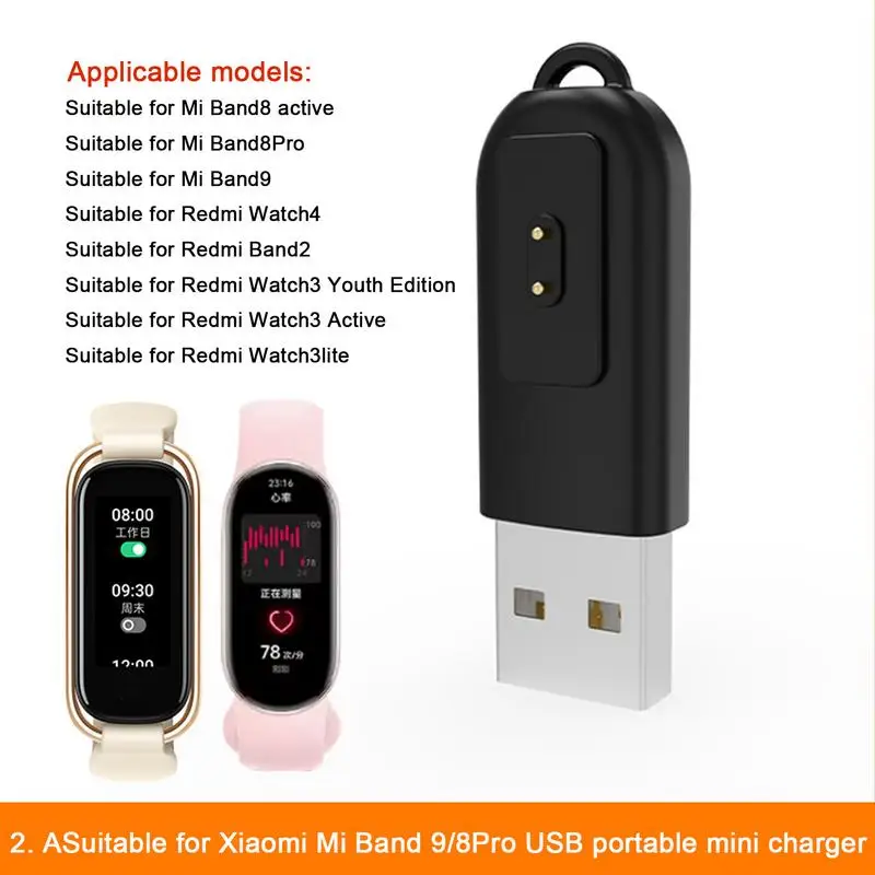 Зарядное устройство для умных часов Магнитный портативный кабель зарядки