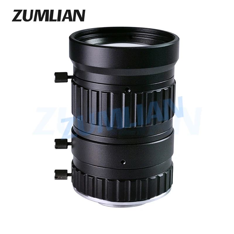 ZUMLIAN 12-36 мм объектив варифокальный 5 МП C-mount 2/3 дюйма с низким искажением ручной