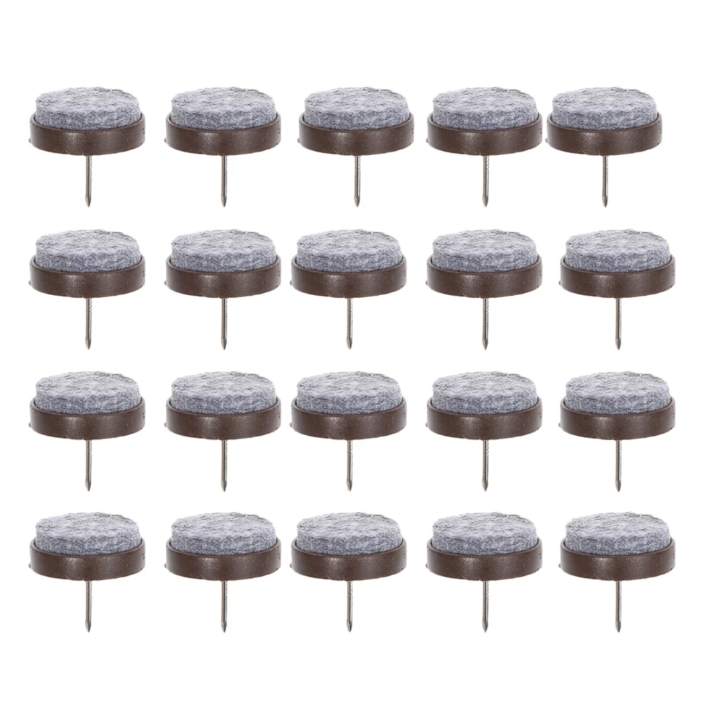 

50 Pcs Felt Furniture Pads Carpet Chair Mat Floor Protectors Chairs Glides Feet Abs Sliders Hardwood Floors Noise