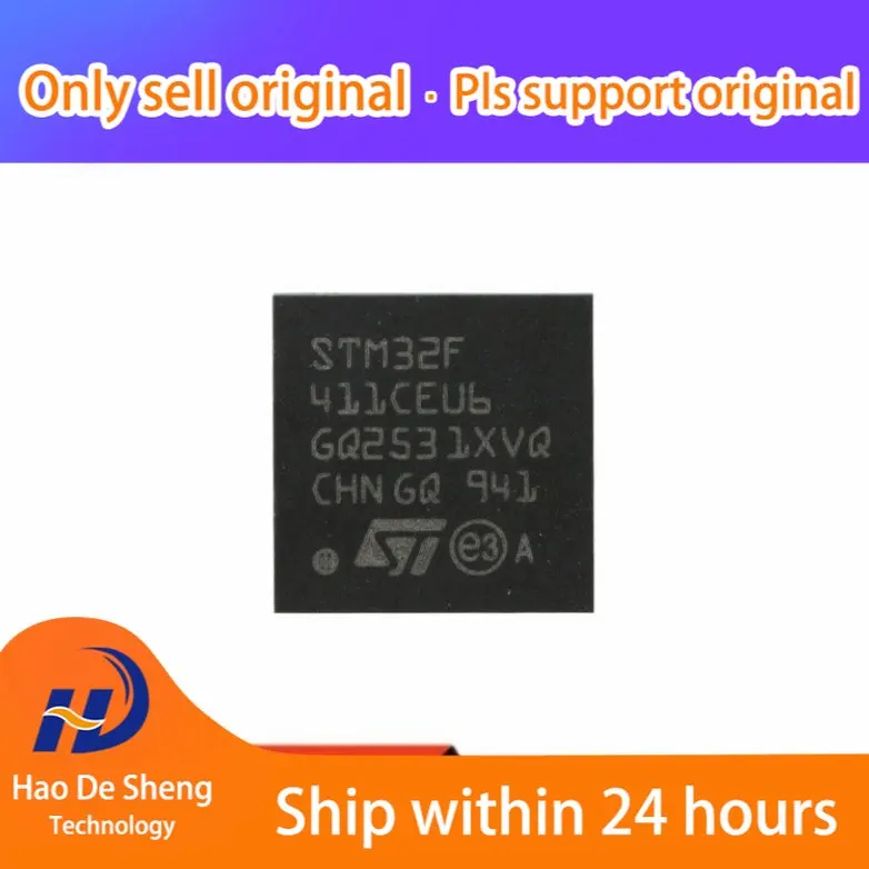 

10 шт./лот STM32F411CEU6 UFQFPN-48 новая Оригинальная фотография