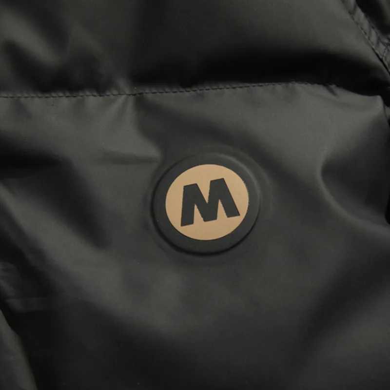 Пуховик мужской с капюшоном свободная теплая пуховая куртка подкладкой в стиле