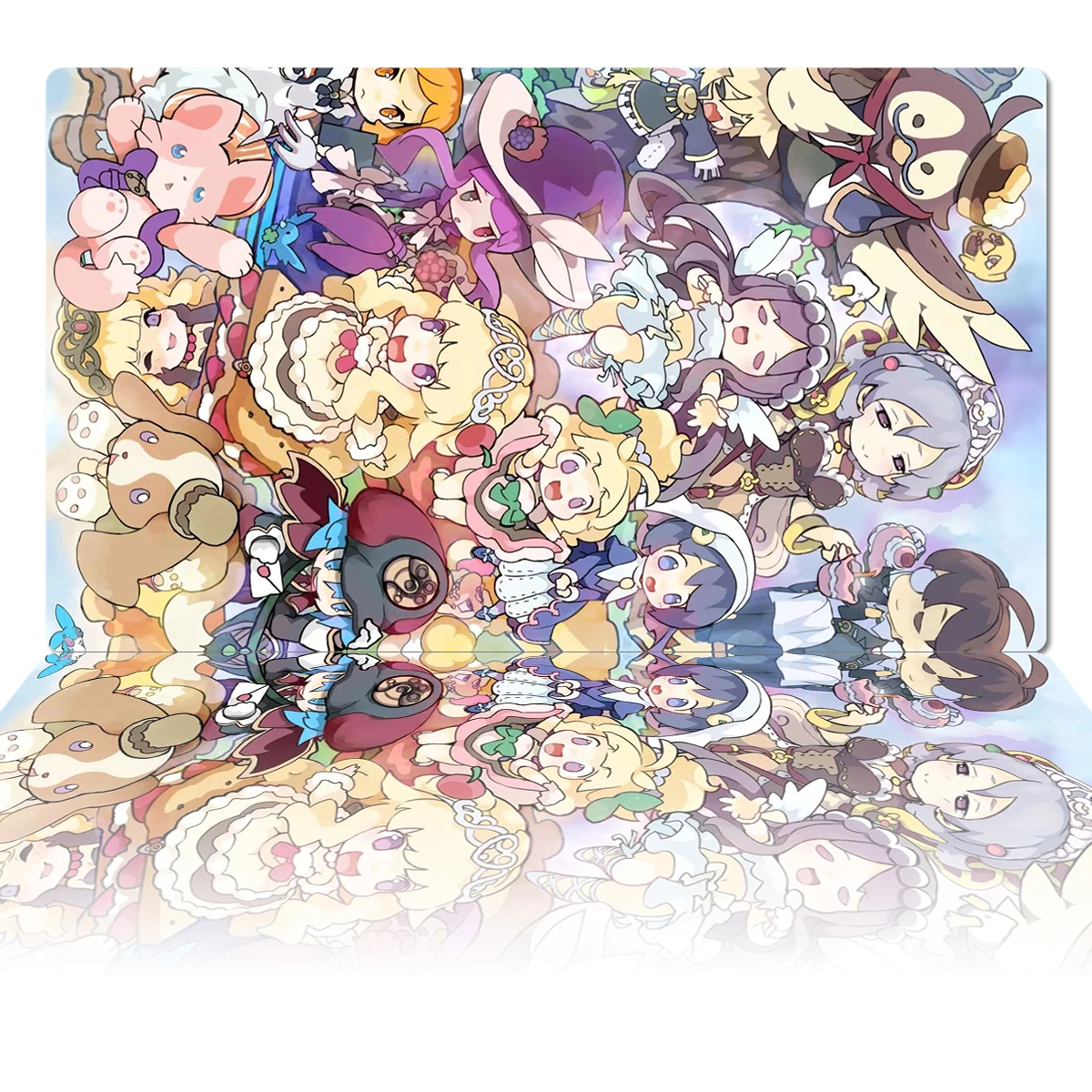 

Board Game YuGiOh Playmat Madolche Girls TCG CCG Trading Card Game Mat Custom Anime Mouse Pad Rubber Desk Mat Zones Free Bag