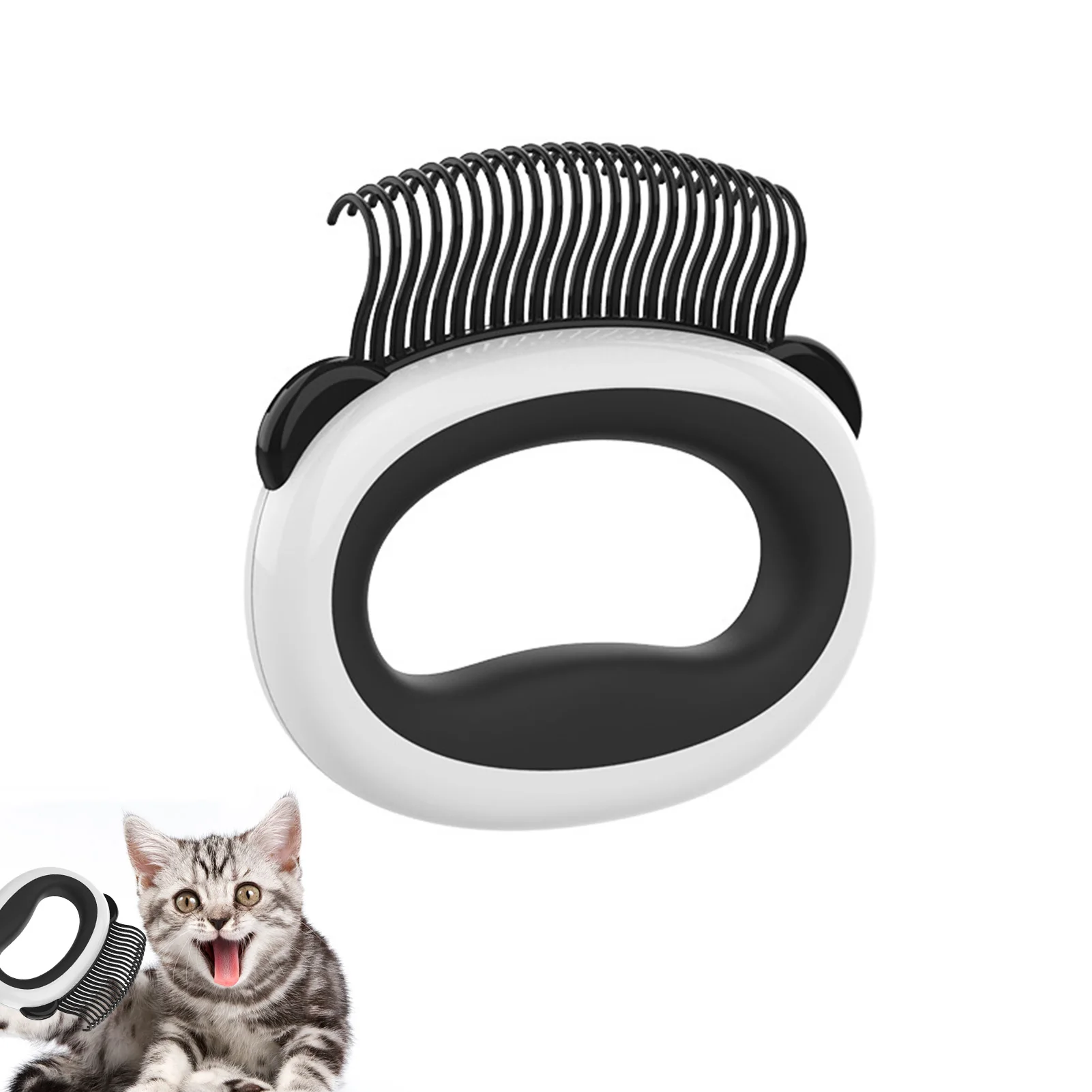 

Cat Hair Removal Comb Dog Cat Combs Hair Remover Brush Massaging Shell Comb Soft Deshedding Brush Grooming & Shedding Matted Fur
