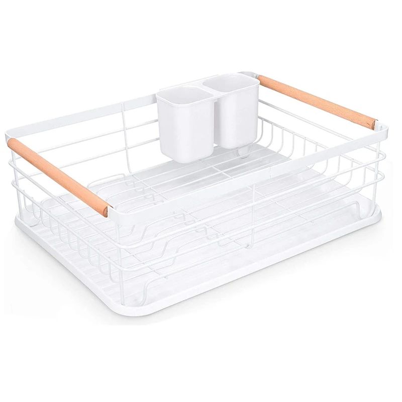 

Practical Dish Drainer Rack, Plate, Cutlery, Pots And Pans Drying Rack For Kitchen With Handles, Dish Drainers Sink Drainer
