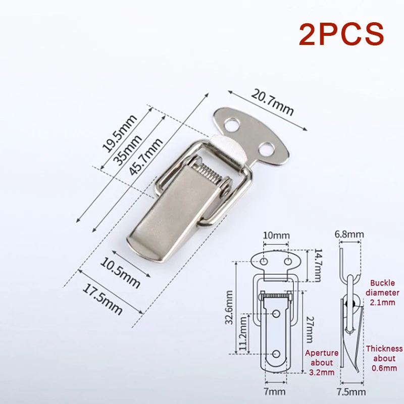 

Серебристые мини замки для коробок 2 шт