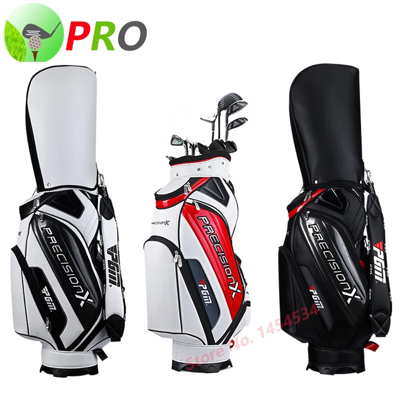 PGM Golf Unisex Sports Cart Package Standard Men Bag 92CM Professional Ball Staff Cover Bag Snake Lines Waterproof Holds 14 Club