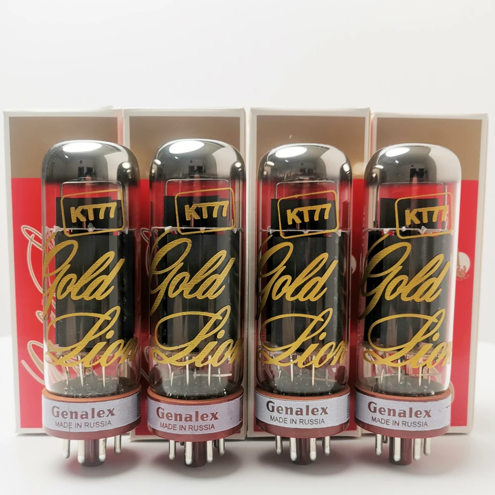 Фото GOLD LION KT77 Вакуумная лампа HIFI Аудиоклапан Замена KT66 KT88 EL34 6CA7 5881 Комплект электронного лампового усилителя DIY соответствует HIFI №1