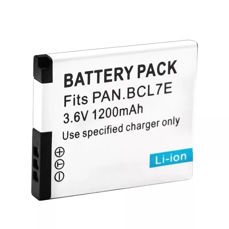 Фото В наличии: Аккумулятор 3.6V 1200mAh DMW-BCL7E для цифровых камер Panasonic DMC-SZ3GK, SZ9, XS1, FH10, FS50, XS3, SZ10, F5 №5