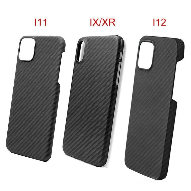 

Carbon Fiber Pattern Aramid Fiber Phone Case for For iPhone 13 Pro Max 12 Pro 11