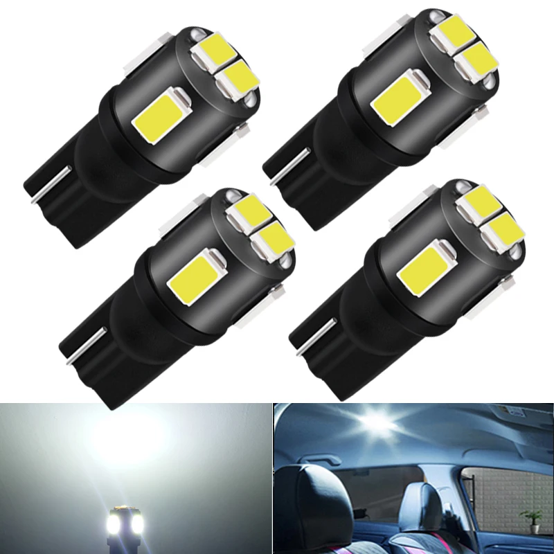 

Светодиодные лампы Neallor W5W T10 168 194 Canbus 563 SMD 6000K Led 5w5 для салона автомобиля, купольная лампа для чтения номерного знака, сигнальная лампа