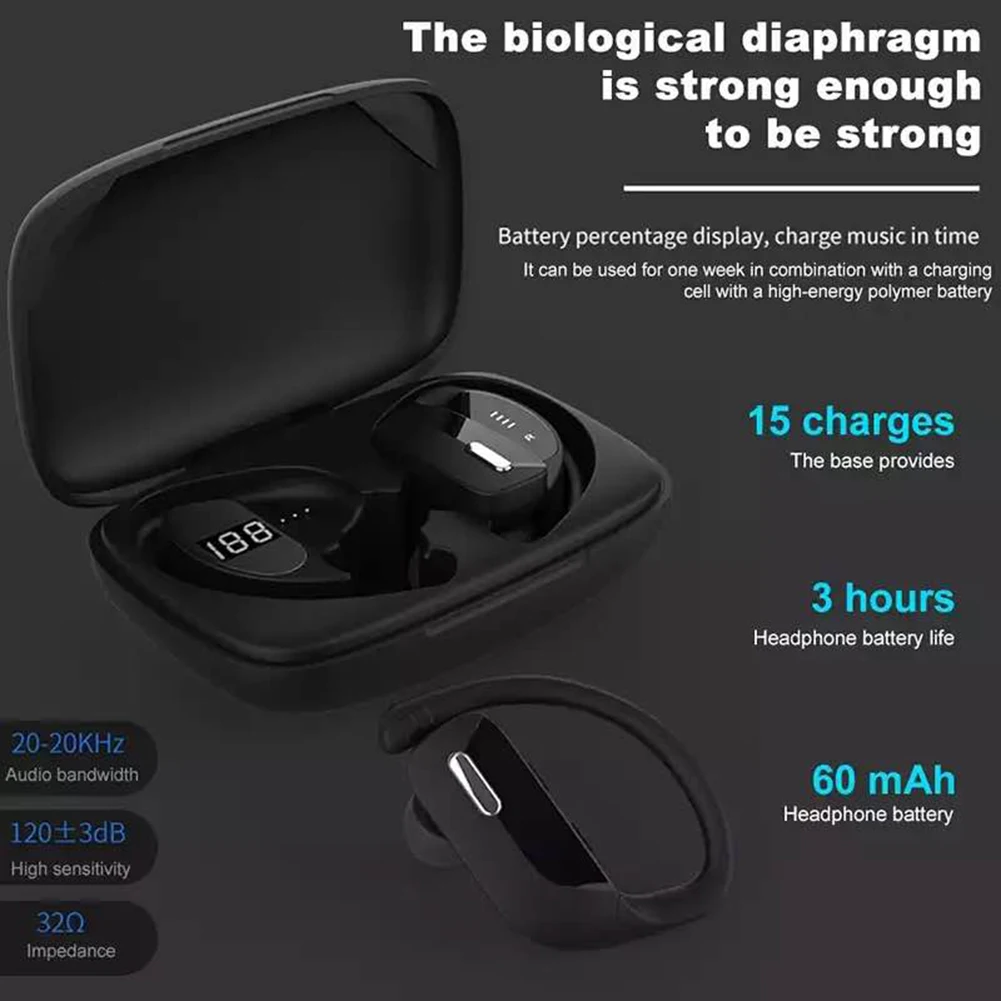 

Беспроводные спортивные Bluetooth-наушники-вкладыши T17TWS, бинауральная игровая гарнитура для смартфонов, оригинальная Высококачественная стер...