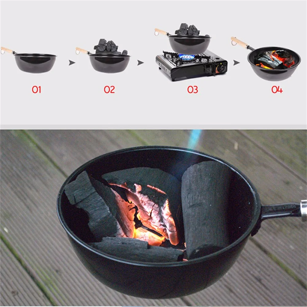 

Chimney Charcoal Starter Pot Barbeque BBQ Lighter Coal Burner Camping Hiking