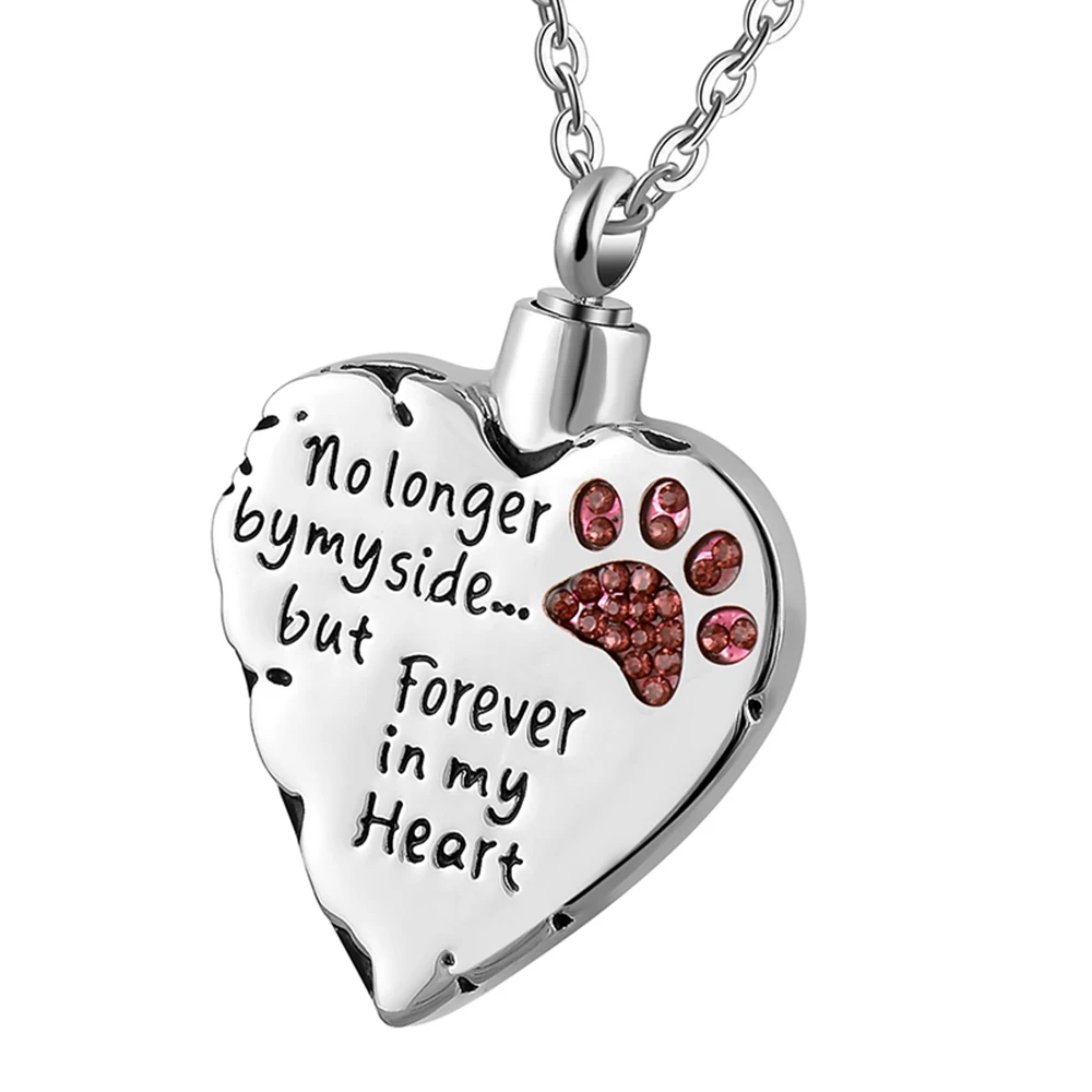 

Ювелирные изделия для кремации из нержавеющей стали для золы для собак и кошек, водонепроницаемые аксессуары для домашних животных, Прямая ...