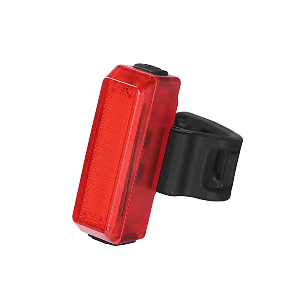 

Bicycle Rear Light USB Charging Red Light Waterproof Plastic Anti-Rust Saddle Tail Light Safety Warning Lamp Bicycle Accessories