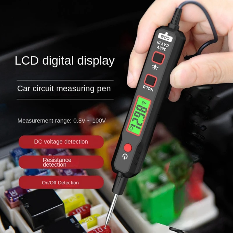 HABOTEST 0 8 В-100 В постоянного тока автомобильный тестер напряжения