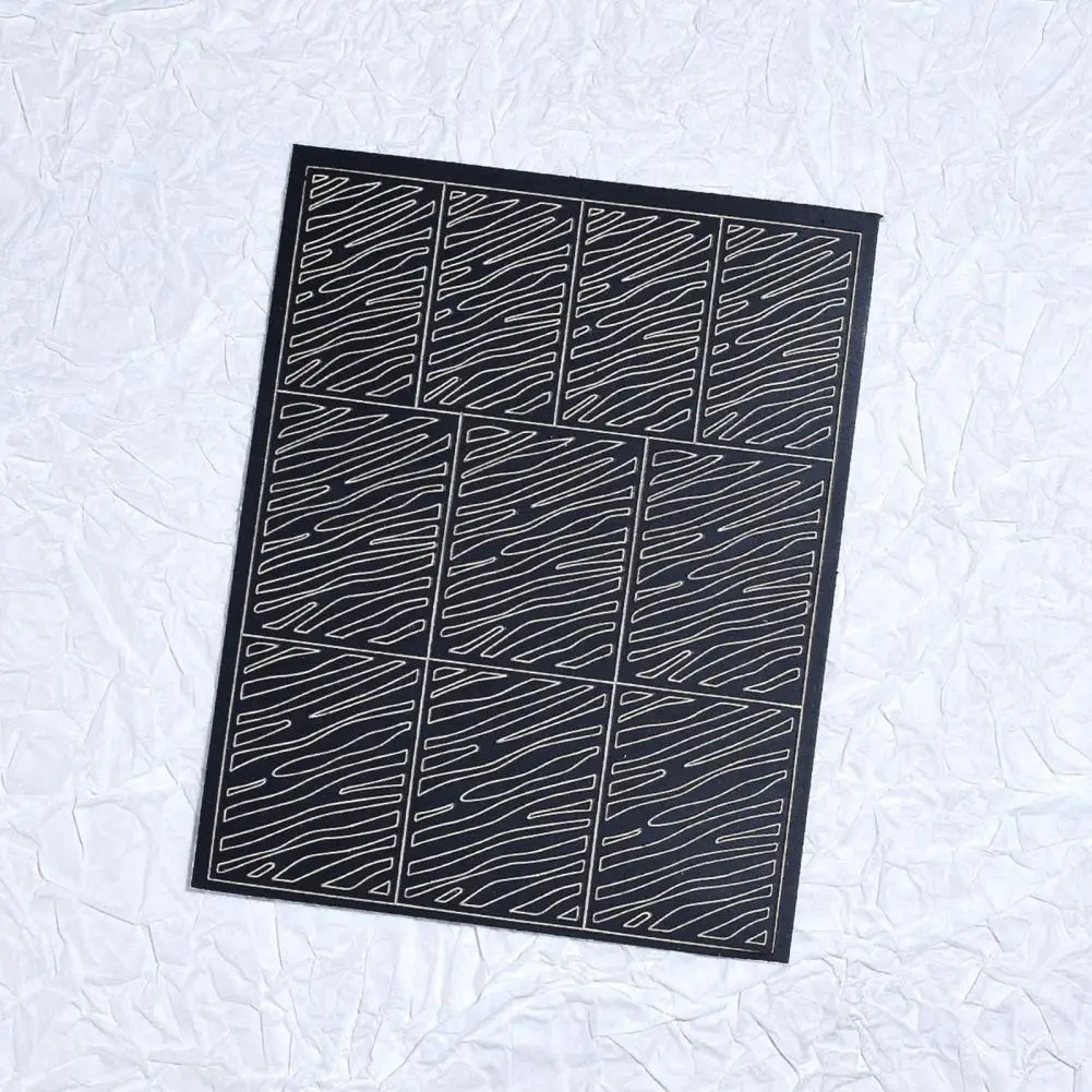 Акриловая наклейка для ногтей 6 листов ромба квадратная рыба леопардовая полоса