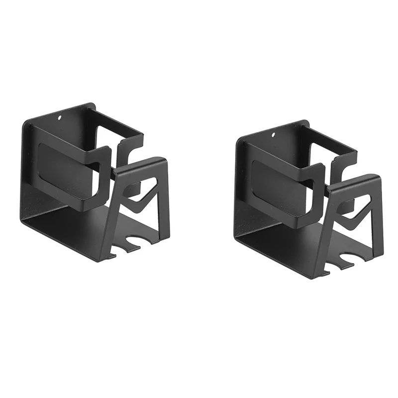 

2Pcs Toothbrush Holder Cup Holder Bathroom Shelf Toothpaste Organizer Rack Wall Mounted Razor Stand
