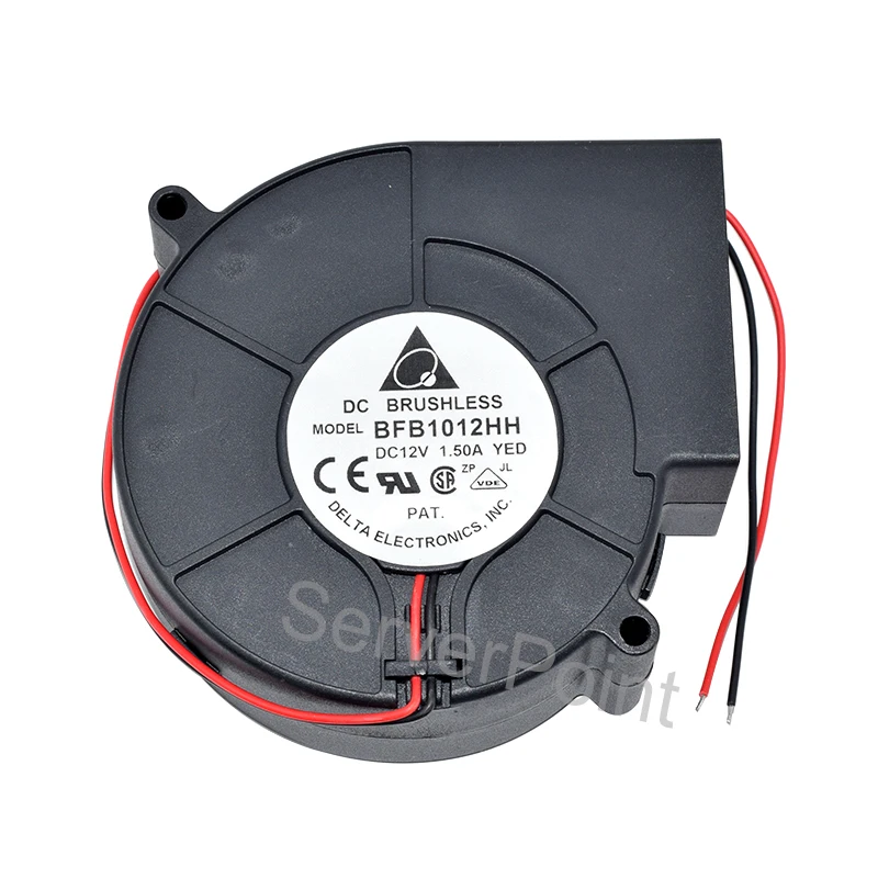 Новый BFB1012HH 9733 97*93*33 мм 12 В 1.5A 2-проводной 2PIN Вентилятор охлаждения