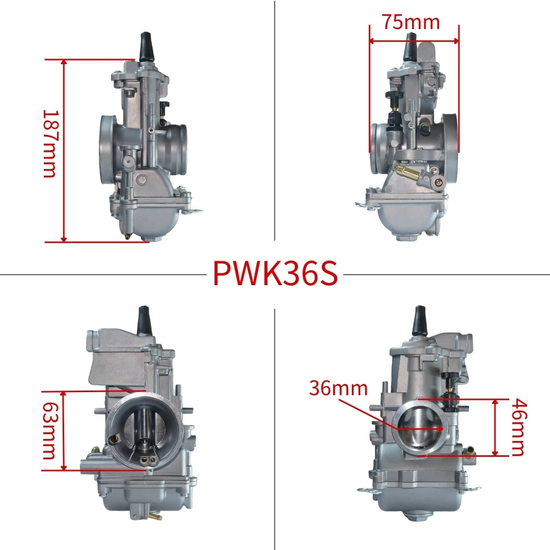

Для Keihin PWK 36S 38S AG Air Striker 125-300CC ДЛЯ Kawasaki ДЛЯ KTM ATV Quad Scooter 36MM PWK36S Мотоцикл Карбюратор Карбюратор