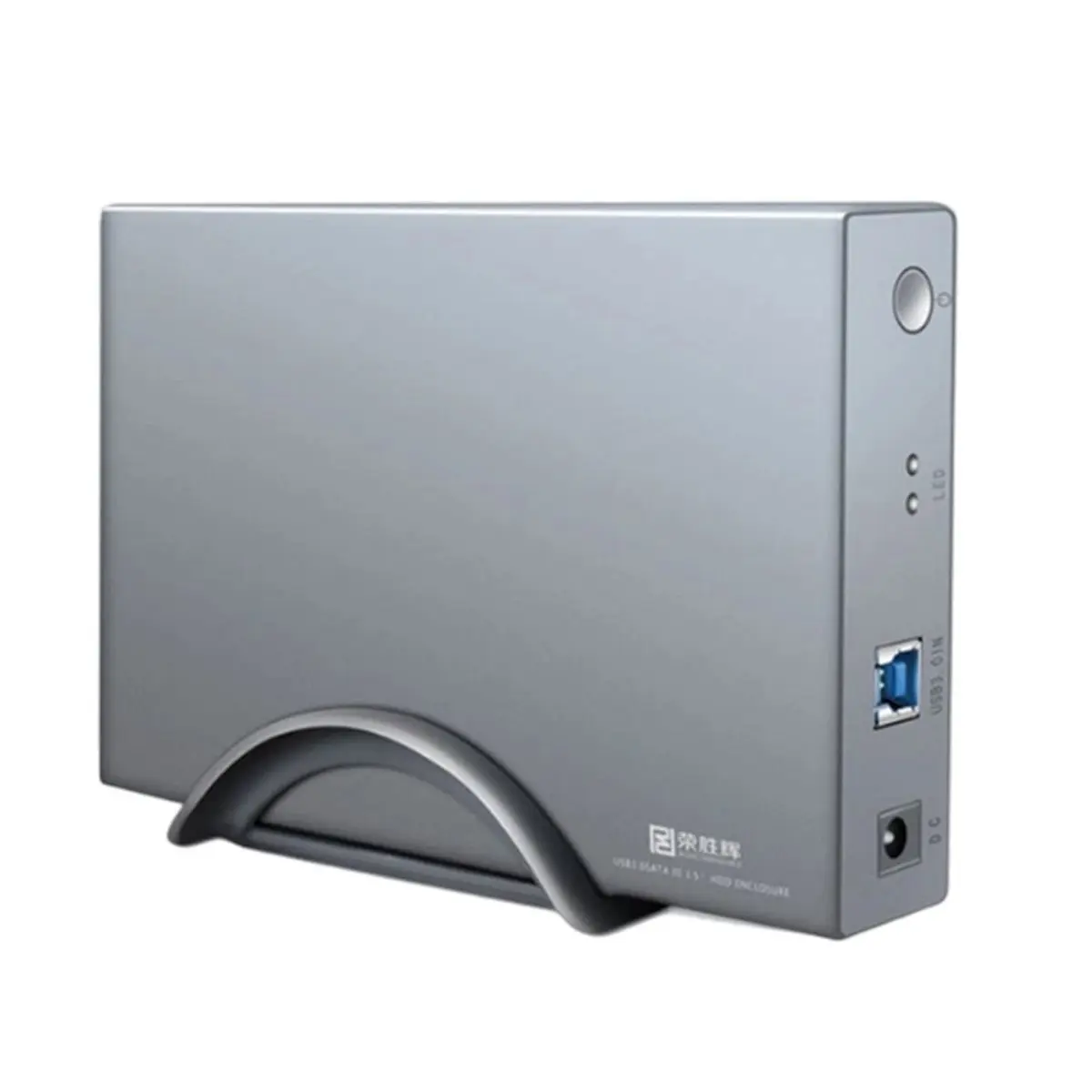 Фото Внешний корпус для жесткого диска USB 3.0 на SATA 6 Гбит/с для 3,5-дюймовых HDD/SSD, поддержка UASP, функция автоматического перехода в спящий режим, вилка стандарта ЕС №1