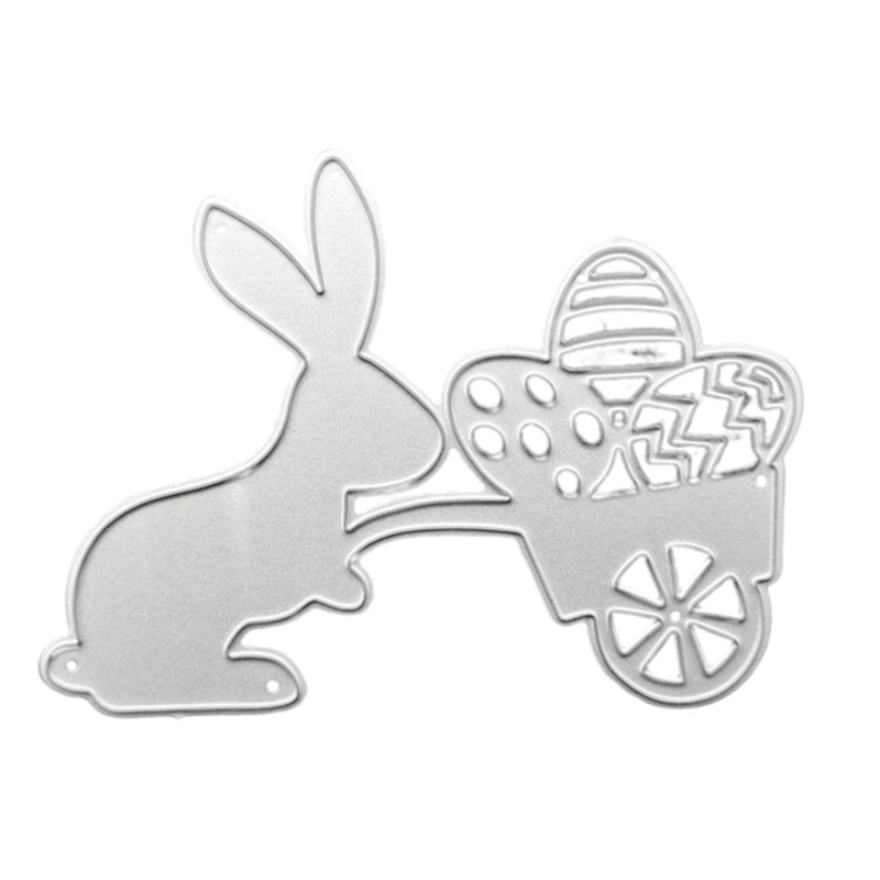 

Металлические Вырубные штампы в виде кролика, фотоальбом, бумажная карта, шаблон, форма, тиснение, крафтовое украшение