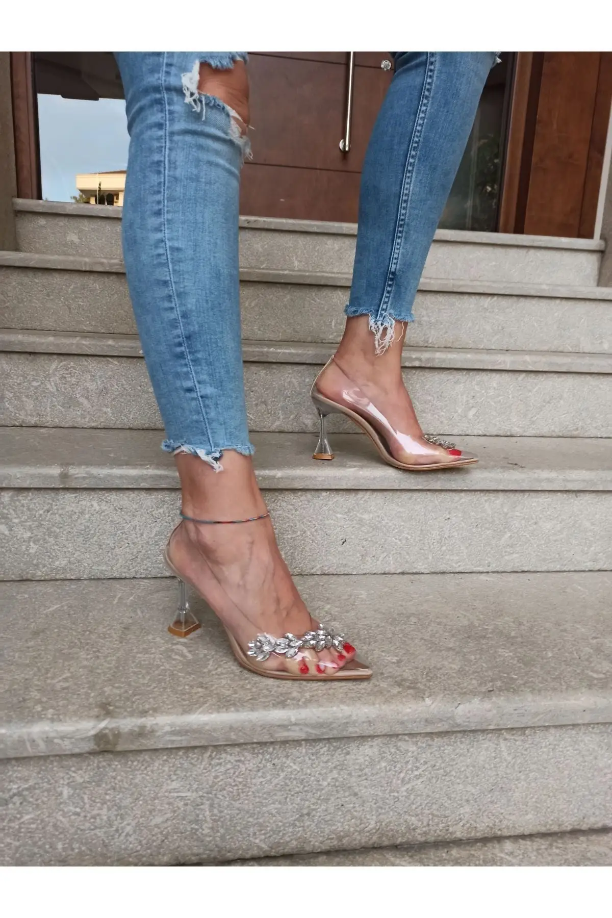 

2021 Ladies Pumps Princess model champagne heel shoes New Fashion Elegant Stylish Lady Hot Party Designer Women Pumps Shoes