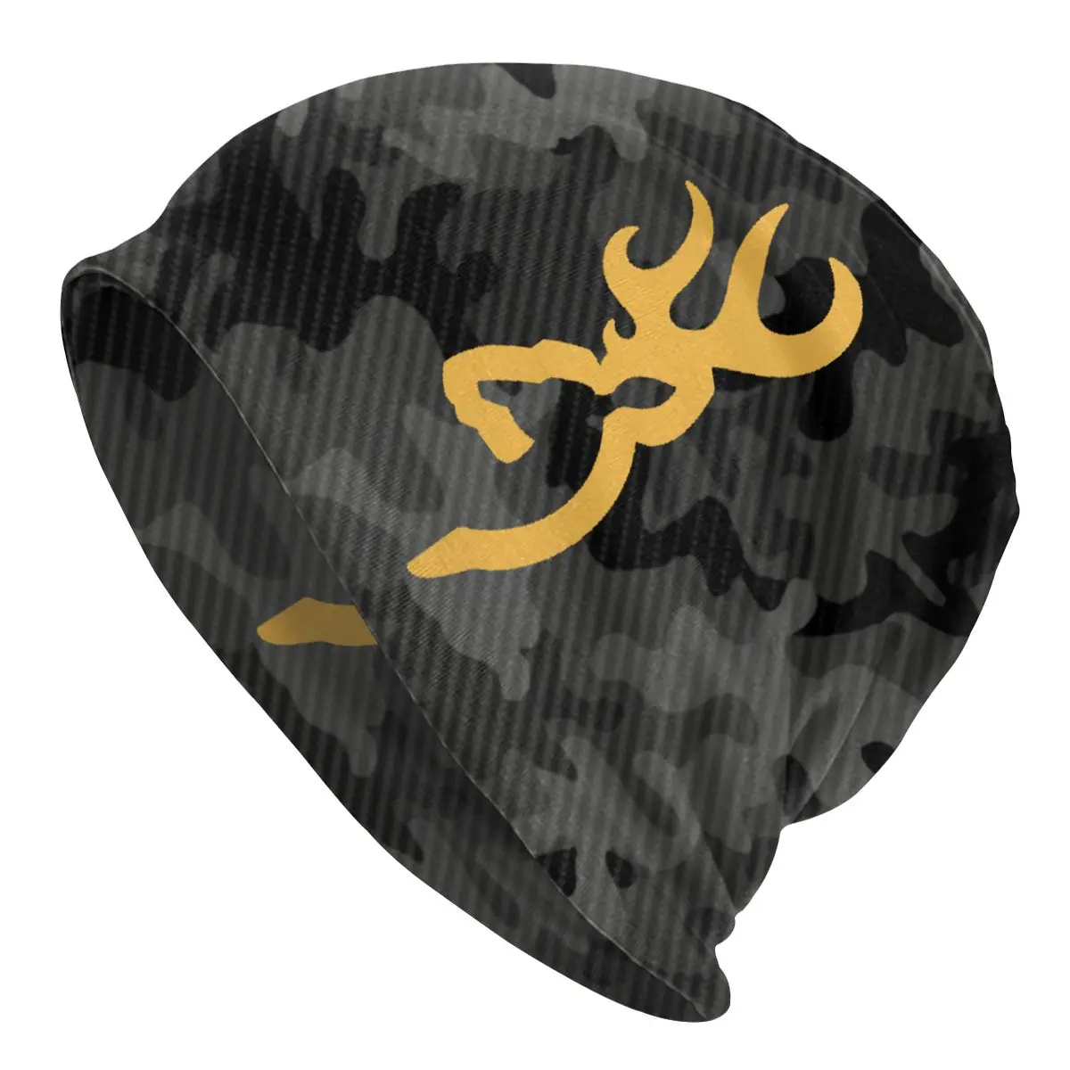 Browning Military Army Camouflage Skullies Beanies Caps For Men Women Unisex Winter Warm Knitted Hat Adult Camo Bonnet Hats 1