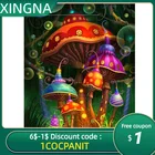 Алмазная 5D живопись сделай сам, Набор для вышивки гриб, вышивка крестиком, стразы, украшение для дома