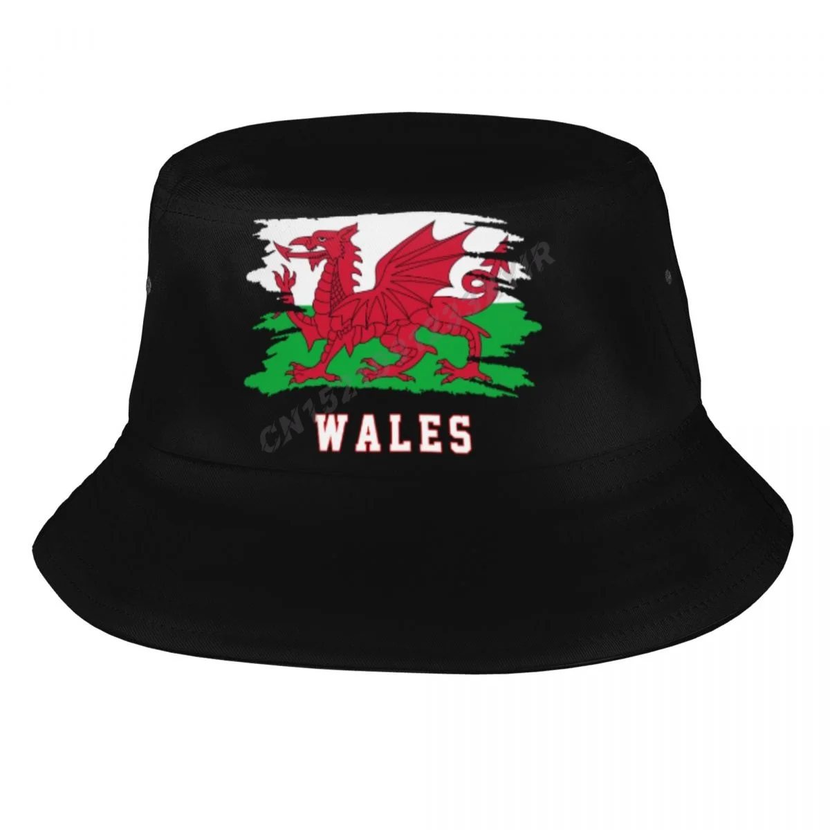 

Bucket Hats Wales Flag Cool Welsh Fans Sun Shade Cool Outdoor Summer Fisherman Caps Fishing Hat