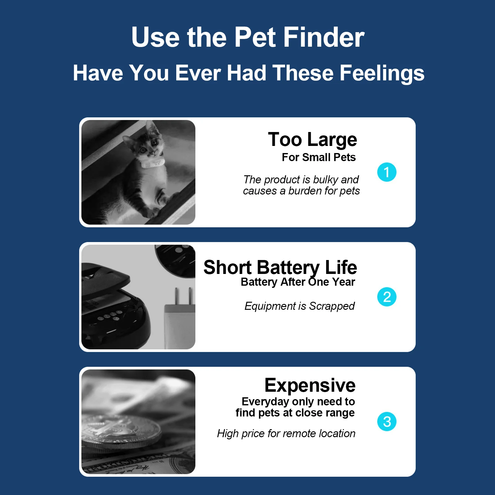 Pet GPS BluetoothLocator Anti-lost Collar Dog Cat Smart Positioning Tracker Lightweight Tracking Locator Pet Supply Drop Ship images - 6