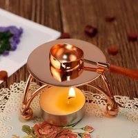 retro lacquer seal wax seal holder fire paint wax melting tool fast triangular iron frame furnace wax melting furnace