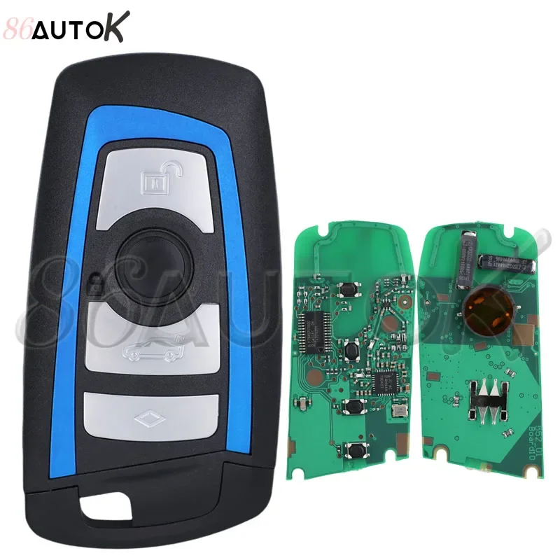 

Дистанционный ключ для BMW 5 7 F серии X5 X6 520 730 740 F31 F30 CAS4 CAS4+ ID49 Чип 315 МГц 434 МГц 868 МГц Автомобильный ключ 3/4 кнопки