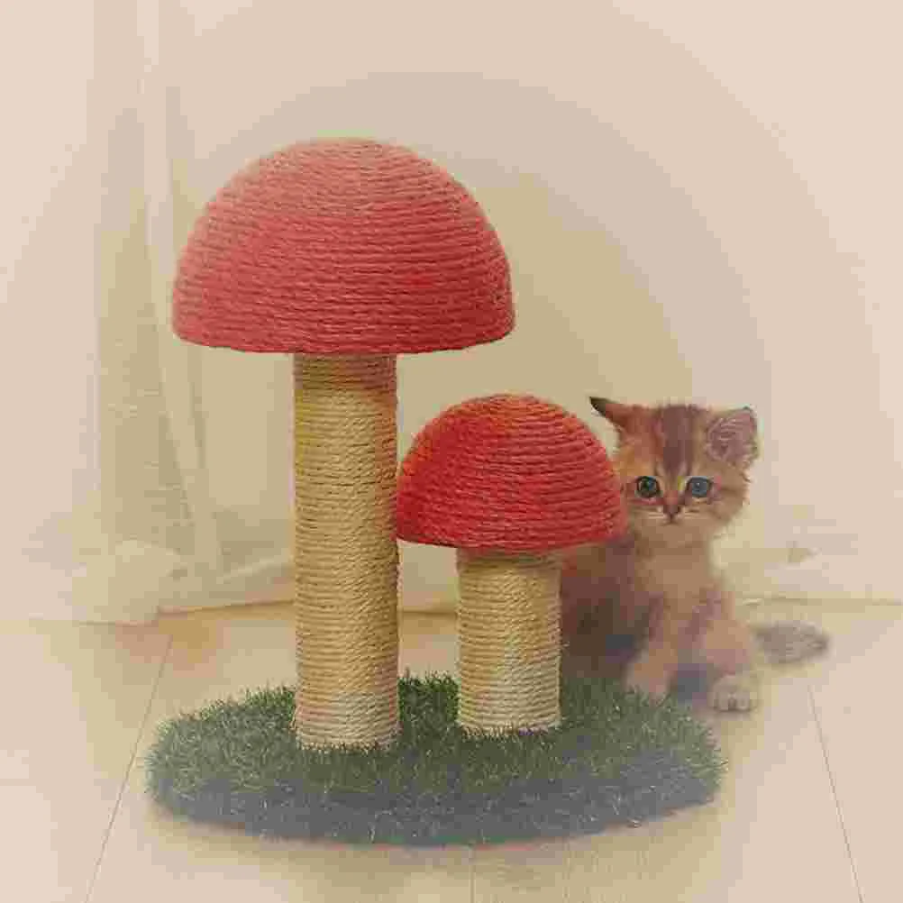 

Kitten Accessories Household Scratching Post Cute Cat Indoor Rope Wear-resistant Scratcher Adorable Pole Scratchers