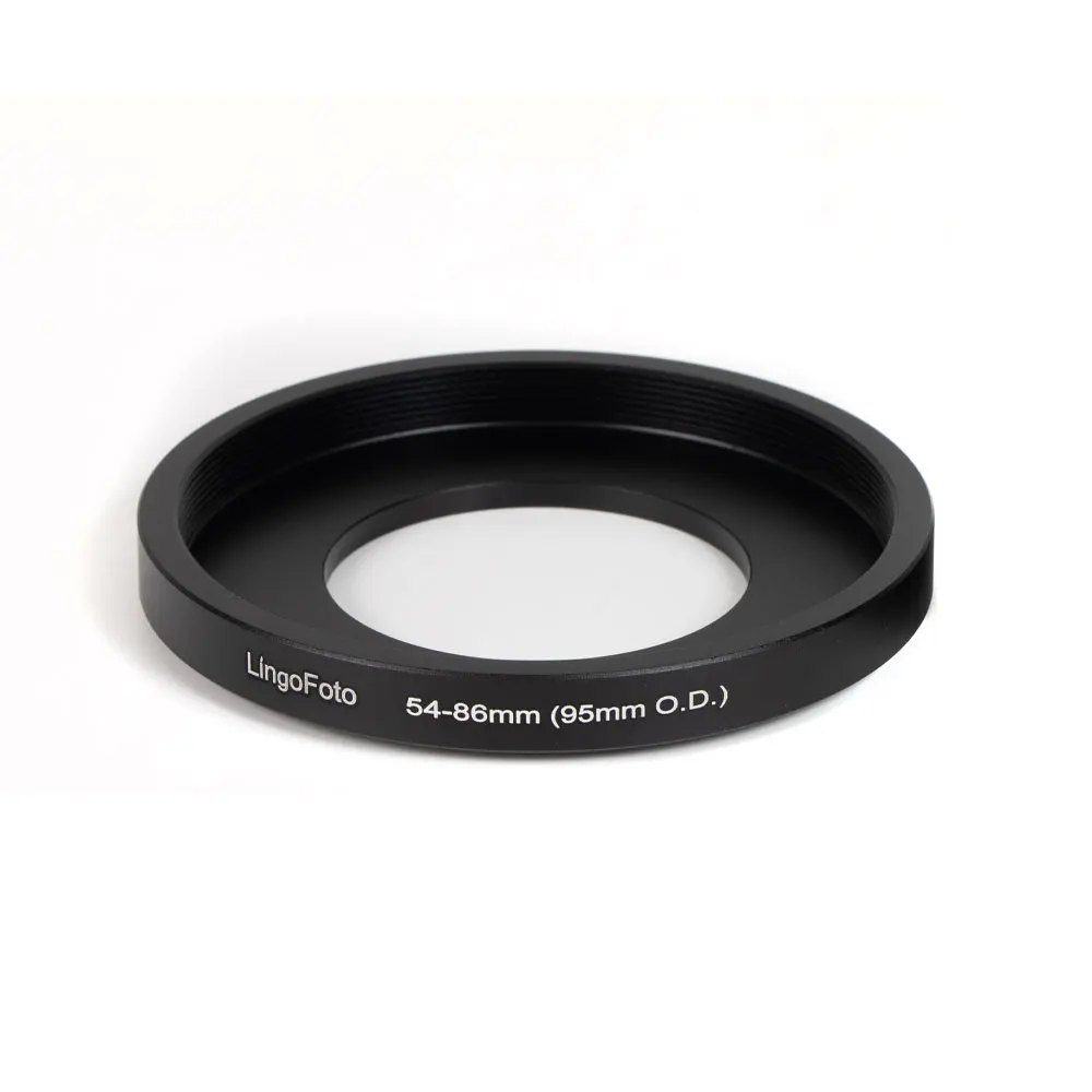 

For 95mm Matte Box or 86mm lens filter etc. Matte Box Adapter Ring Step Up Ring 54mm / 60mm / 86mm-86mm with 95mm outer diameter