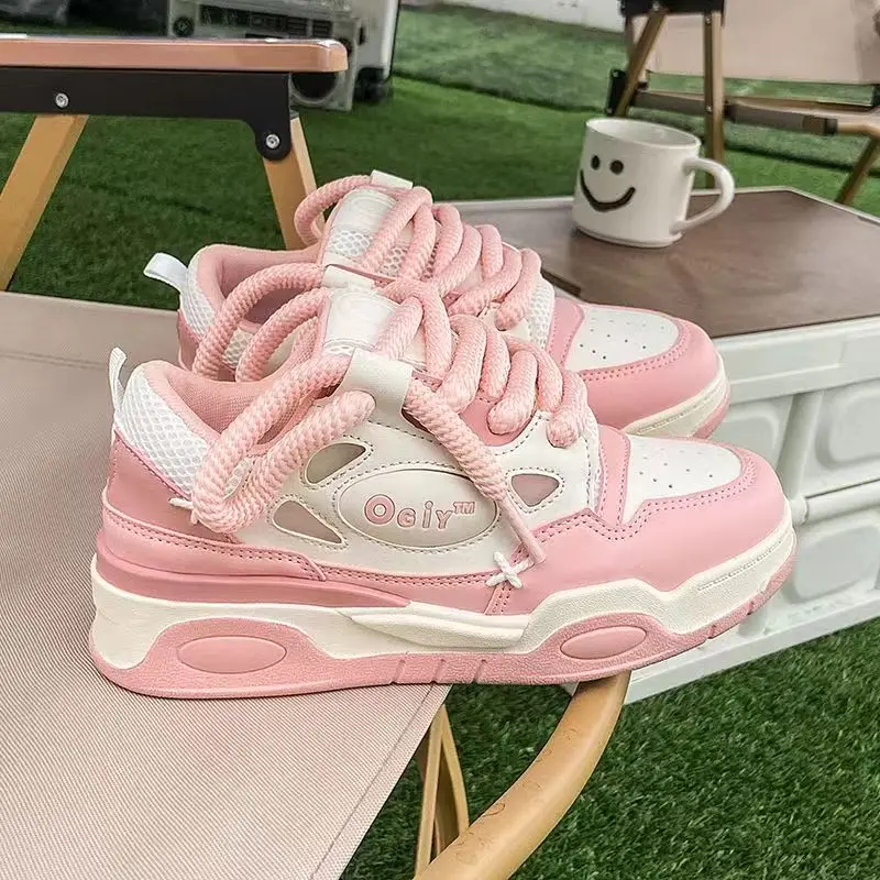 1 Pair 1cm Bold Round Shoelaces For Canvas Sneakers Women Men White Casual Sports Skateboard  Bread Shoes laces