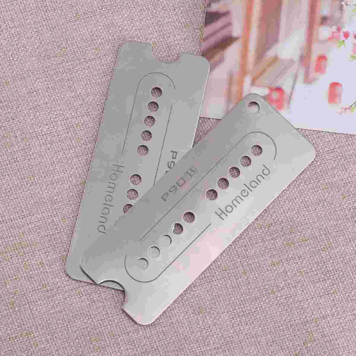 

2 PCS/ Pack Guitar Bridge Neck Pickup Base Plate Guitar Baseplate