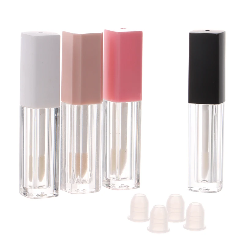 

0.8/1/1.5ML Mini Sample Cosmetic Container 10PCS/Lot Empty Transparent PE Lip Gloss Tubes Plastic Lip Balm Tube Lipstick