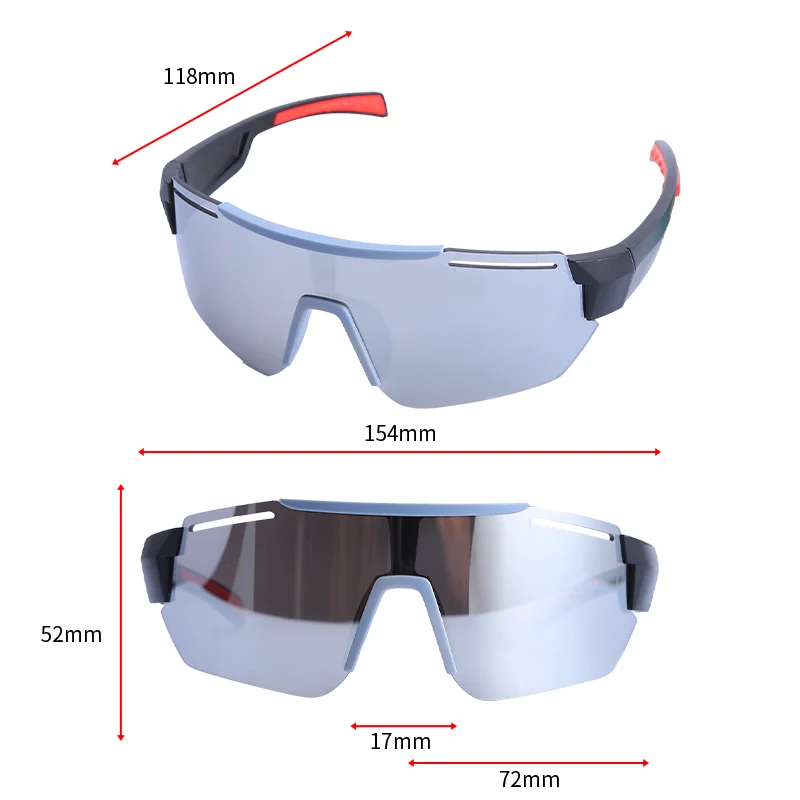 Фотохромные велосипедные очки поляризованные Дневные И Ночные двойного