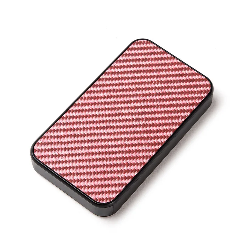 Bisi Goro Smart Wallet Carbon Fiber Protector RFID Credit Card Holder ID Blocking Single Box Multifunction Business For Men