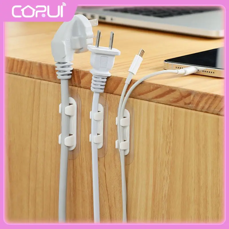 

Wall Wiring Storage Artifact High Viscosity Acrylic Viscose Hook Single Hook Self-adhesive Wire Holder Bobbin Winder Punch-free